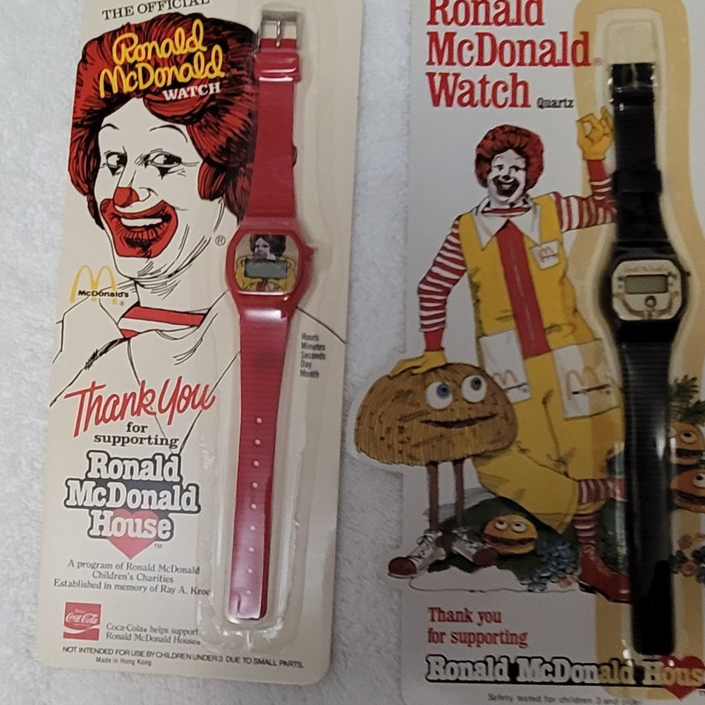 McDonald's Vintage New Wrist Watche's